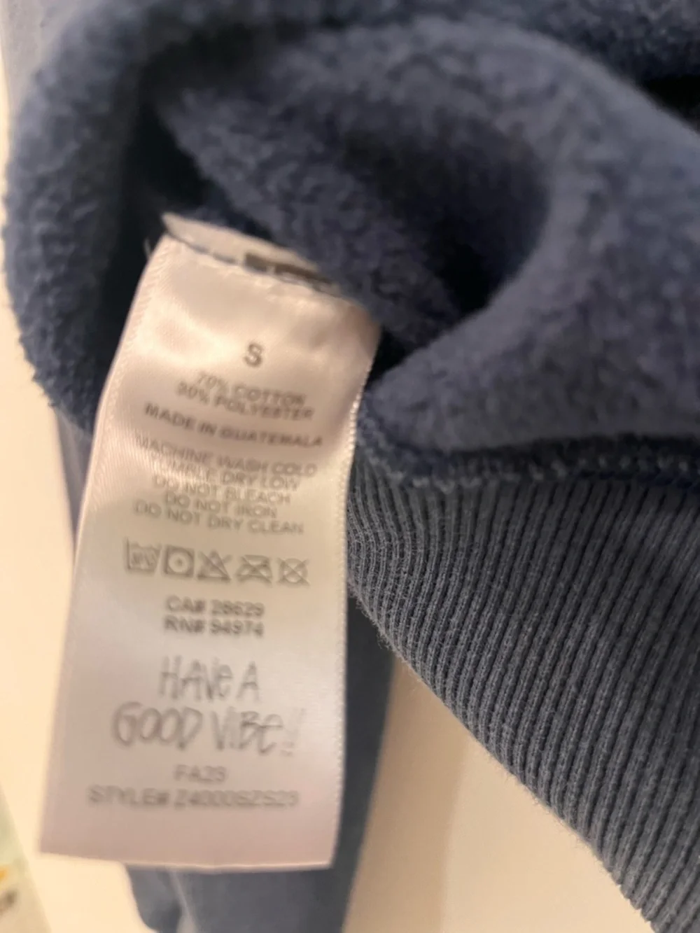 BASIC STÜSSY ZIP HOODIE PIGMENT DYED S - Picture 3 of 7